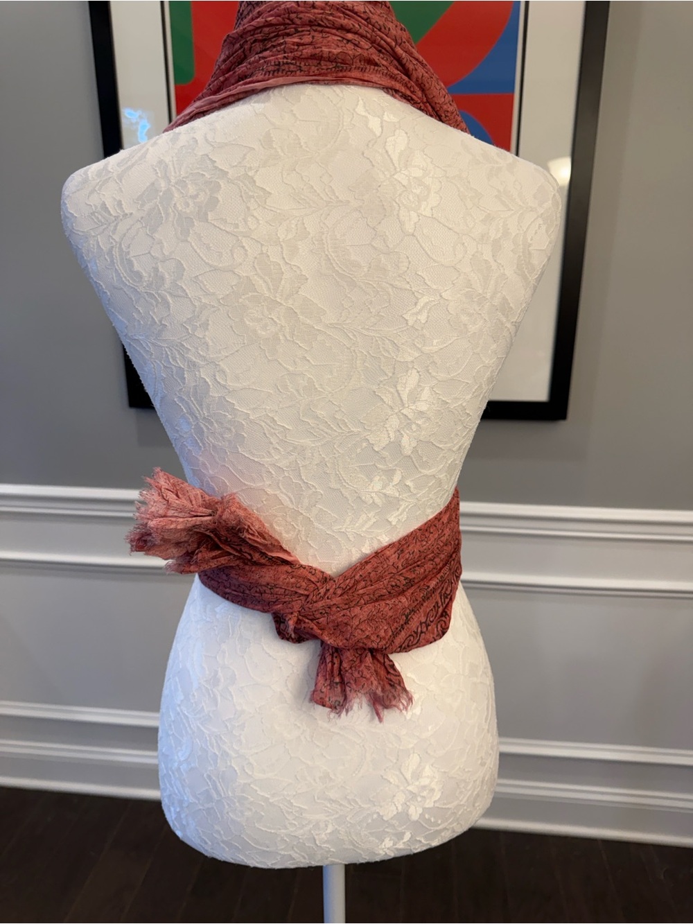 Signals Rust-Pink Cotton Sarong Cover-Up - Picture 7 of 9